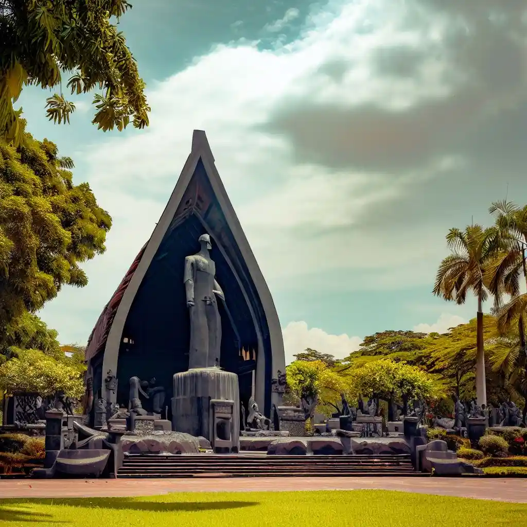 The Bonifacio Memorial Shrine In Manila